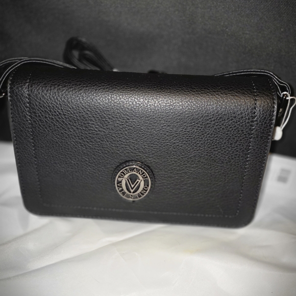 Valentino Orlandi Handbags - Valentino Orlandi Sleek Black Crossbody Bag